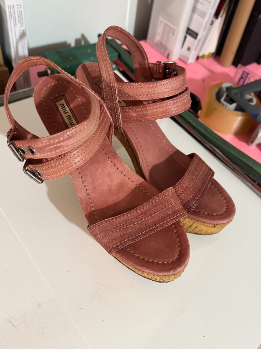 Vintage Miu Miu Sandal Platforms
